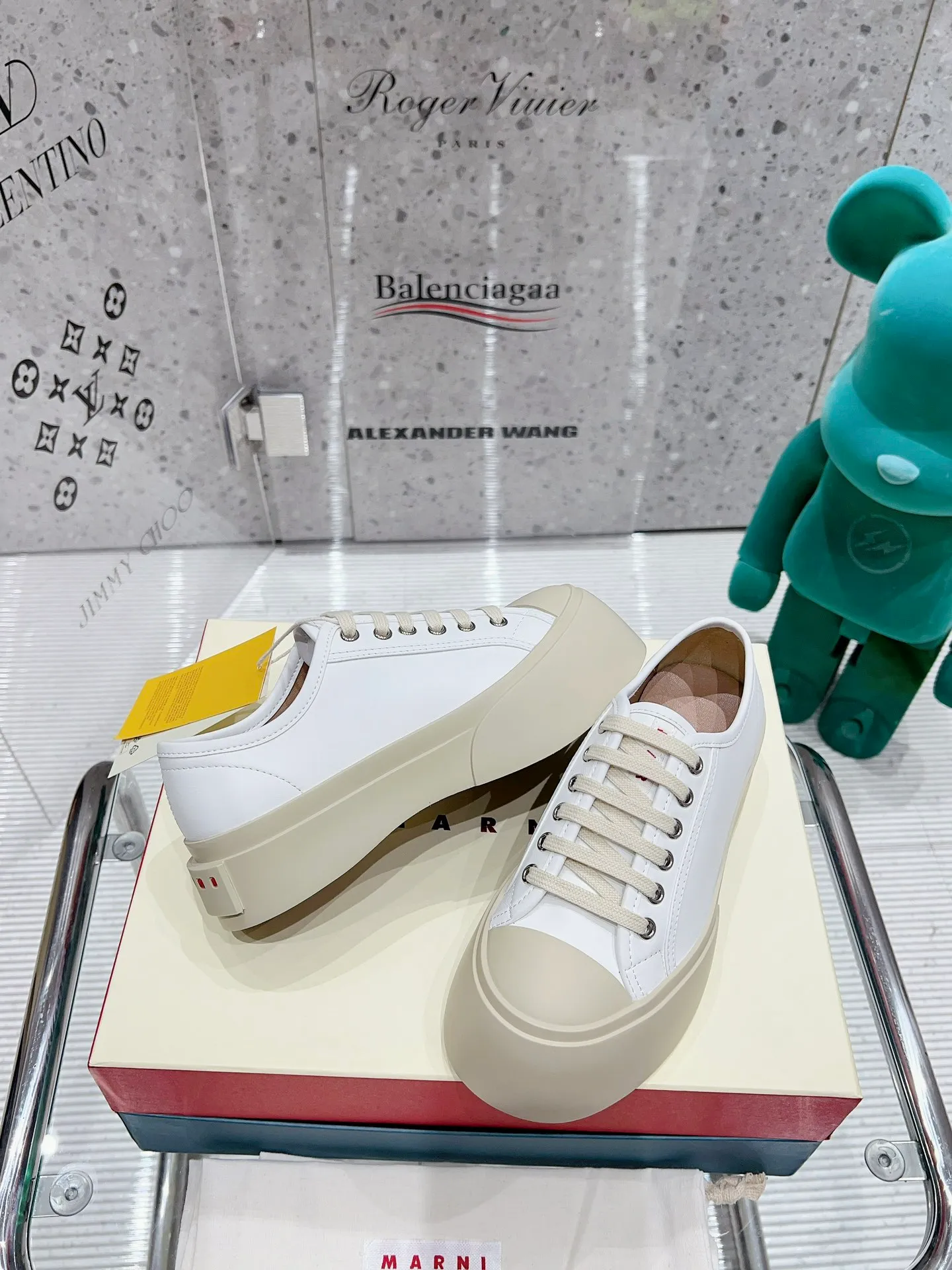 👟👟Ex-factory price 480👟👟 marni big-toe shoes, the latest version, with chip version! New version of outsole, new color, so all colors are in stock!